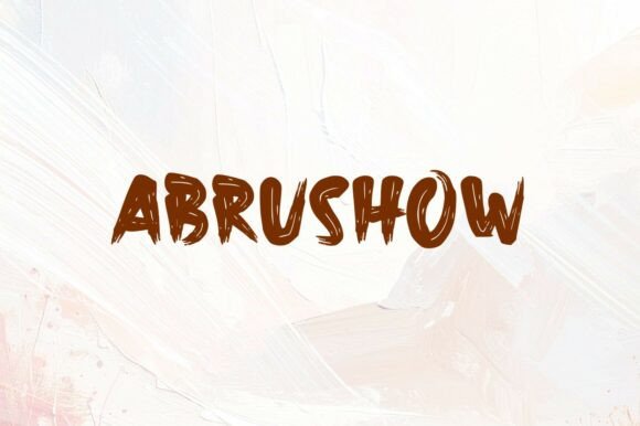 Abrushow: The Brush Font That Builds a Recognizable Brand