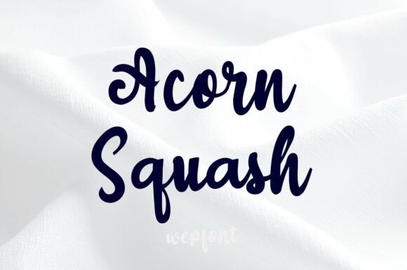 Acorn Squash: A Handwritten Font for Authentic Digital Brands