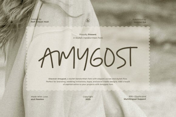 Amygost: The Handwritten Font That Feels Authentic