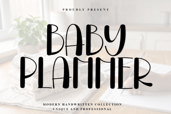 Baby Planner: A Crisp, Airy Handwritten Font for Distinctive Brands