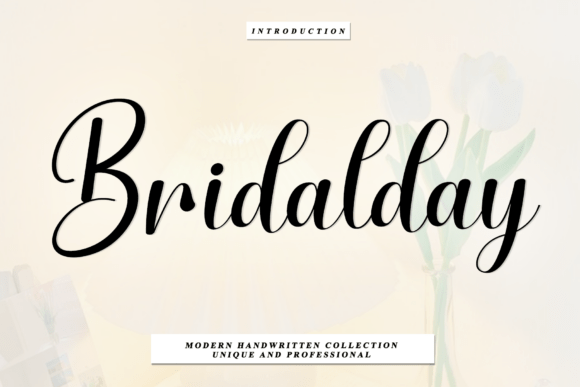 Bridalday: A Timeless Script for a More Thoughtful Page