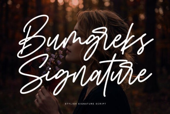 Bumgreks Signature Font Review: A Sophisticated Script for Branding