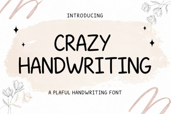 Crazy Handwriting: A Playful Font for Editorial Design
