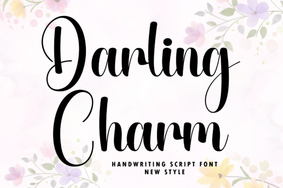 Darling Charm: A Script Font That Makes Editorial Design Feel Effortless