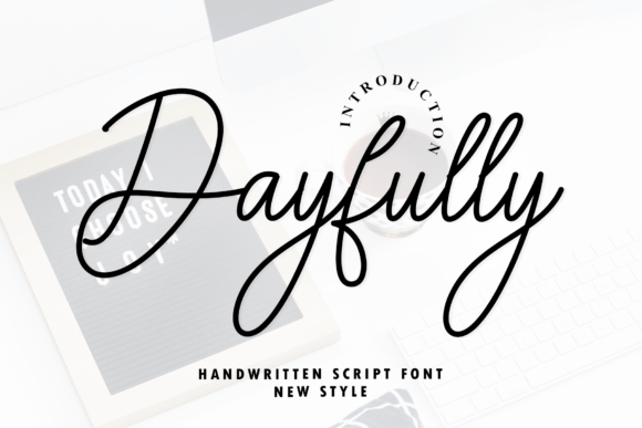 Dayfully: A Refined Script Font for Modern Web Design