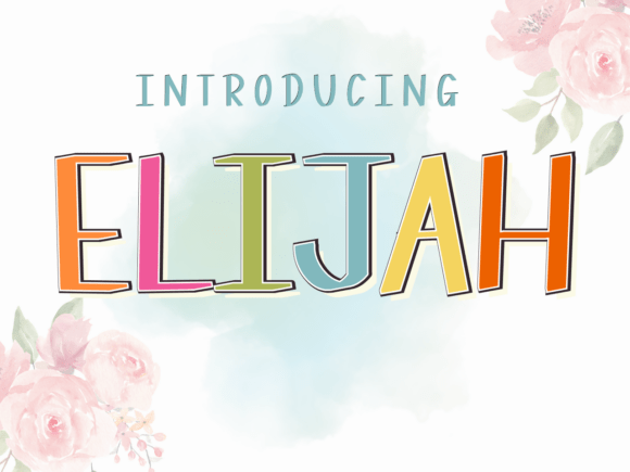 Elijah: A Handwritten Font That Feels Like Crafting Magic