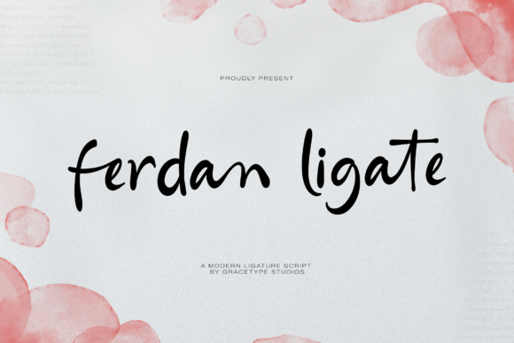 Ferdan Ligate: The Craft Font with a Personal, Hand-Touched Feel