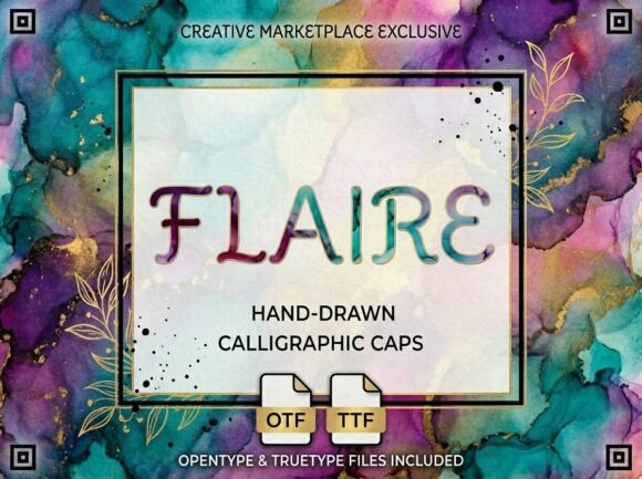 Flowing Elegance: The Flaire Font for Marketers and Creators