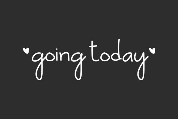 Going Today Font: A Delicate Touch for Digital Branding