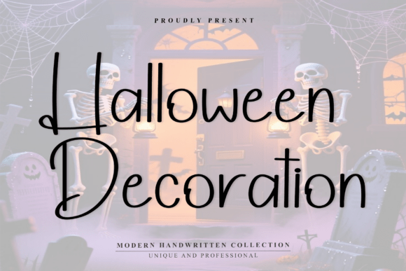 Halloween Decoration Font: A Designer's Minimalist Toolkit