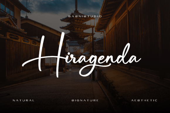 Hiragenda: Your Quirky, Confident Crafting Typeface