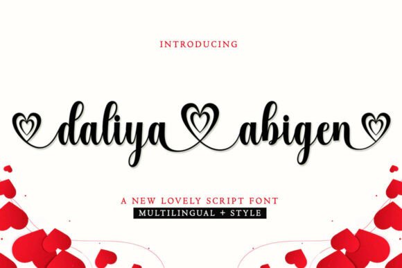 How a Script Font Like Daliya Abigen Gave My Brand a Signature Look