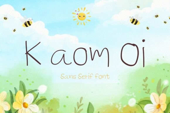 K Aom Oi: A Lively Script for Designers Who Need Character