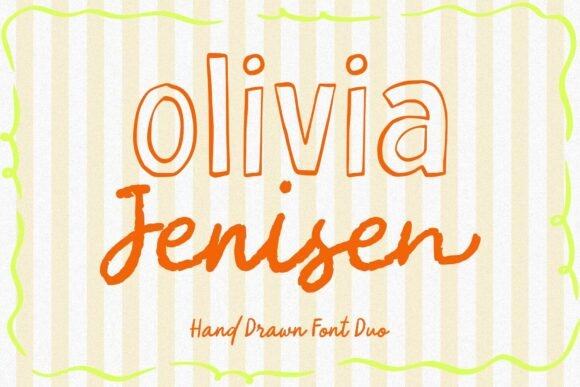 Olivia Jenisen: A Font Duo for Creating a Cohesive Brand Identity