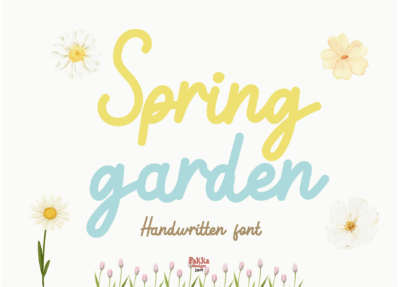 Spring Garden Font: A Breath of Fresh Air for Small Business Branding