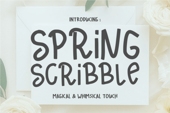 Spring Scribble: A Playful Font for a Professional Brand