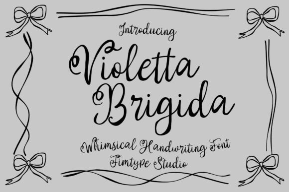 Violetta Brigida: A Whimsical Script Font for the Web
